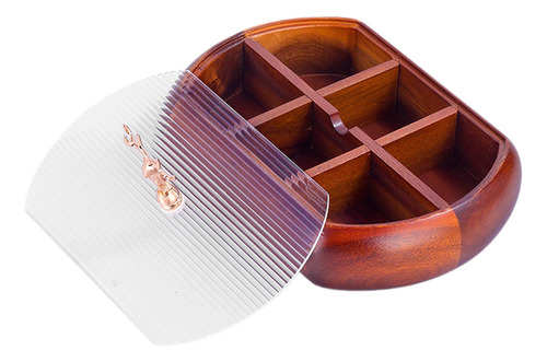 Bandeja Para Servir Bocadillos Dividida, Caja De