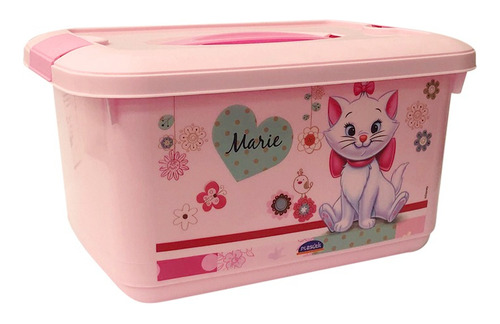 Caja Organizadora Infantil Los Aristogatos 5,2 Lts Plástica 