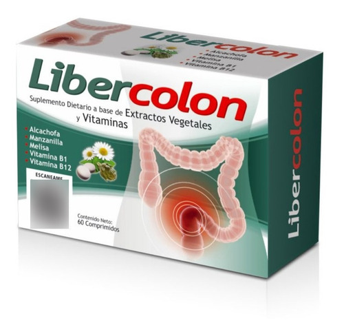 Libercolon 60 Comp Colon Irritable Transito Lento Original