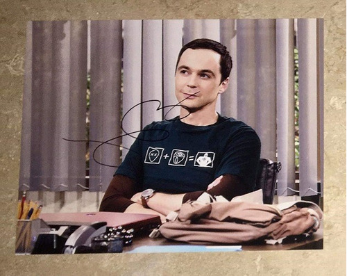 Foto Firmada Por Jim Parsons Certificada The Big Bang Theory