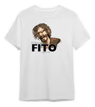 Comprar Remera Blanca Sublimada Hombre Fito Paez