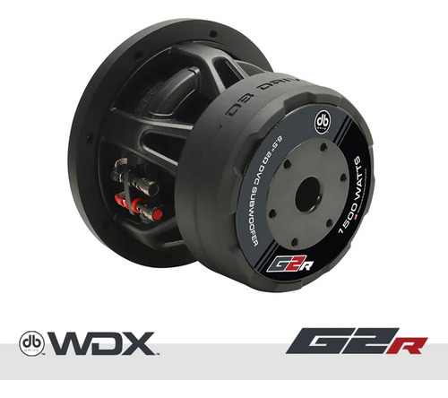 Subwoofer 6.5 PLG Dvc Wdx6.5g2r.4 Db Drive 1500w 4 Ohms