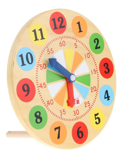 Reloj De Aprendizaje De Tiempo De Montessori Material