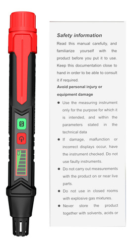 Detector Portátil De Fugas De Gas Habotest Ht60 De Mano
