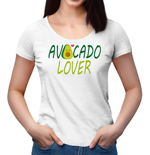 Polera Avocado Lover - Escotada - Kawaii - Cartoons - Regalo