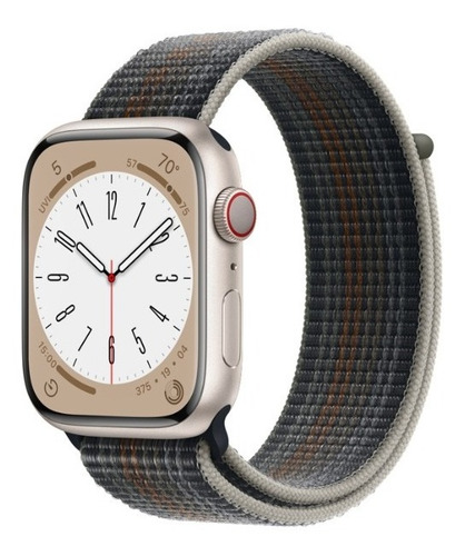 Apple Watch Series 8 45 Aluminio Starlight Sport Loop 4g