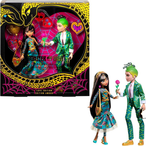 Monster High Dolls, Cleo De Nile Y Deuce Gorgon Howliday Lov