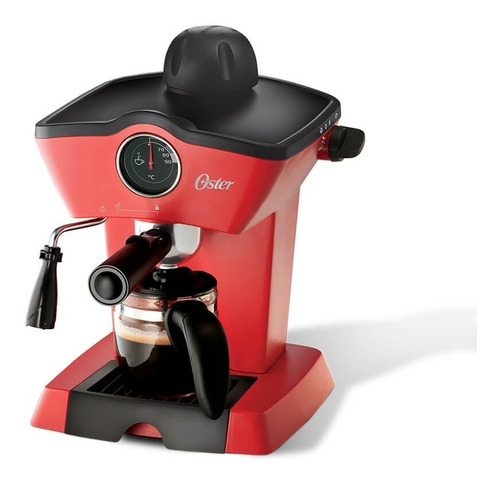 Cafetera De Vapor Oster Para Espresso Y Cappuccino Roja 