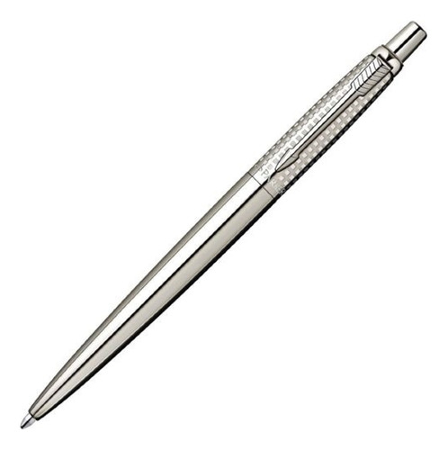 Caneta Parker Jotter Esfero Shiny Aço Inox S0908830