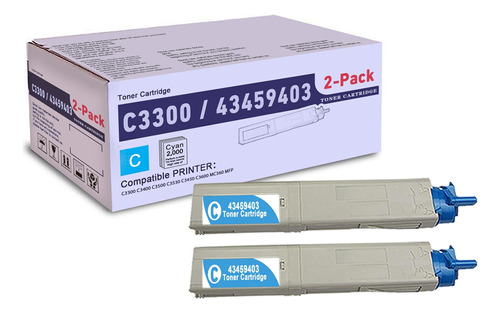 Oki Toner Cartridge 43459403 Cyan 