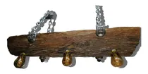 Comprar Lámpara Aplique De Techo Rustica Durmiente Y Cadenas Vintage