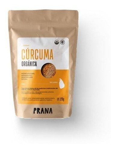 Curcuma Orgánica 120g Prana