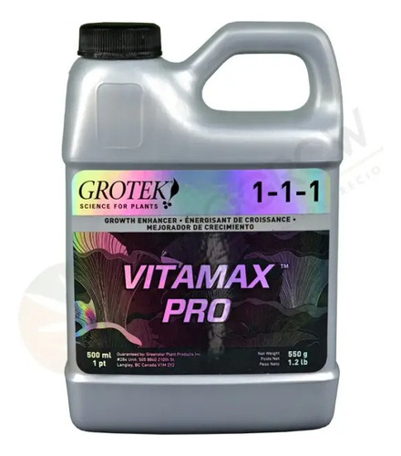 Fertilizante Grotek Vitamax Pro Para Cultivo  4lt