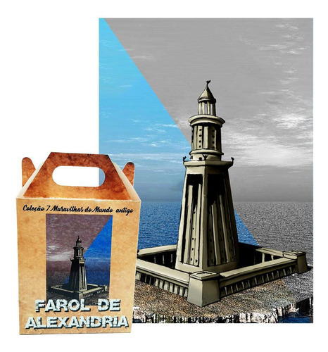 Quebra-cabeça 7 Maravilhas Do Mundo Farol De Alexandria