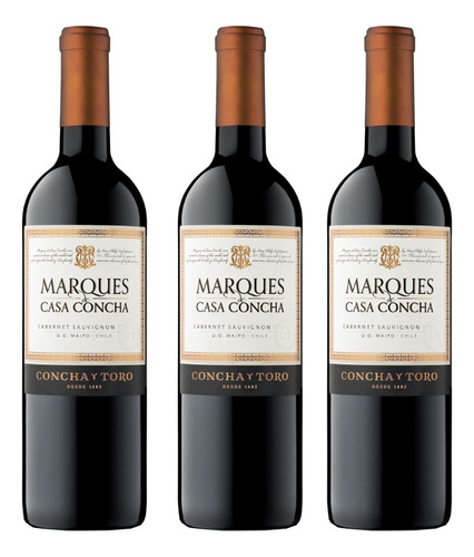 3 Vinos Marqués De Casa Concha, Cabernet Sauvignon