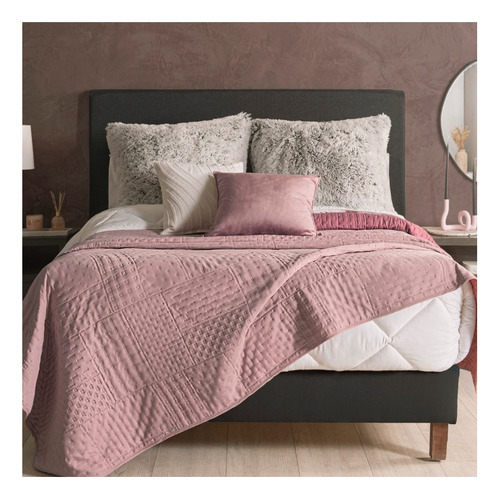 Edredón Fresco Ligero Matrimonial Doble Vista Blush Vianney