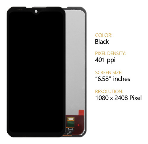 Srjtek Pantalla Táctil Original Para Doogee S118