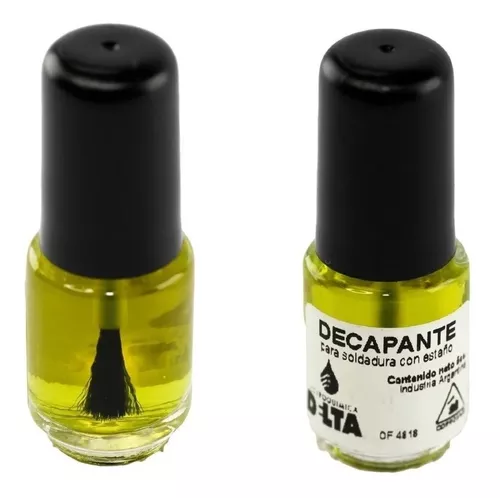 Decapante Liquido 5cc Soldadura Estaño Metales X3 Delta