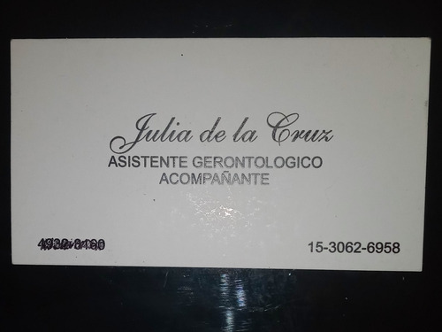 Cuidadora Domiciliario