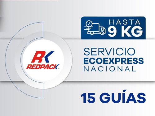 Imagen 1 de 1 de 15 Guías Prepagadas Ecoxpress Hasta 9 Kg