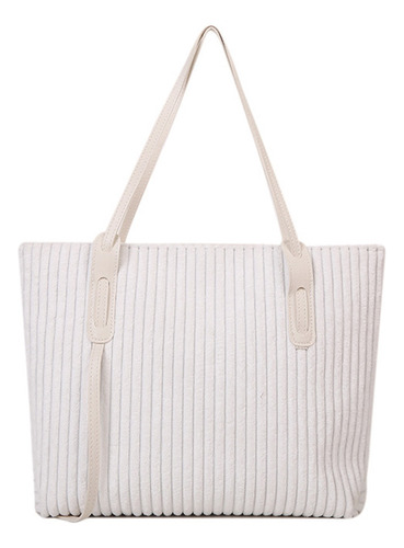 Bolso De Mano De Pana Para Mujer, Versátil, Grande, Casual