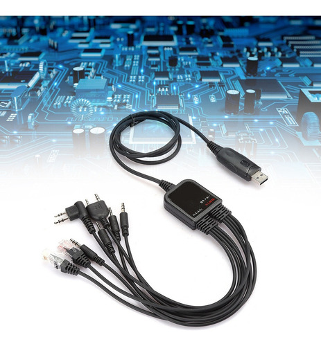 - Cable De Programación Usb 8 En 1 Para Kenwood,
