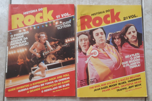 Revista História Do Rock Vol 1 E 2 Editora Somtrês