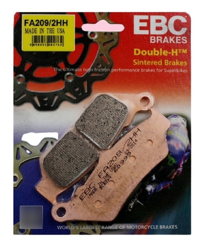Balatas Bmw F650 1993 1996 Delanteras Fa209 Fa209hh