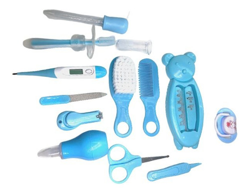 Set Cuidado Bebe Higiene Pack Aseo Cuidado Estuche 7 Piezas