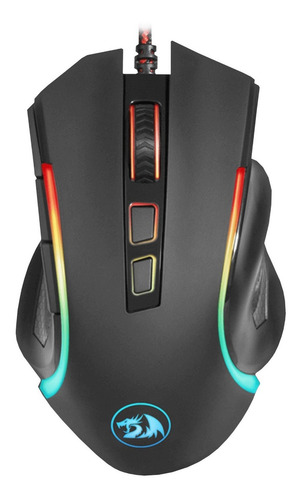 Mouse gamer de juego Redragon Griffin M607 negro