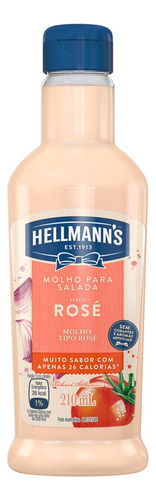 Molho para Salada Rosé Hellmann's Sem Glúten sem glúten em squeeze 210 ml
