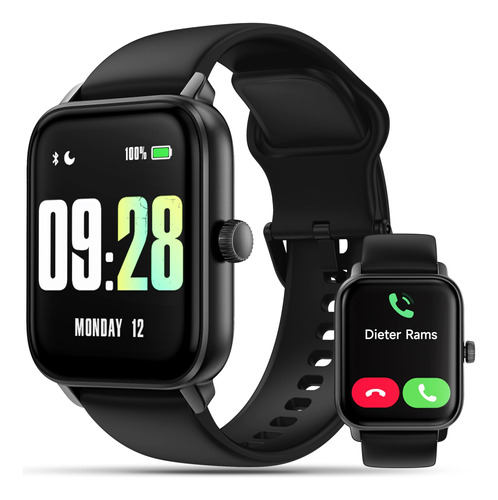 Reloj Inteligente Keeponfit 1.85 Táctil, Alexa, Ip68 Imperme