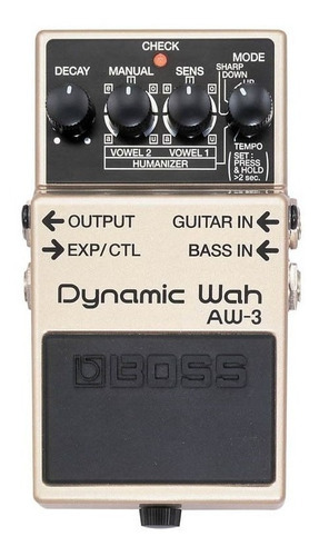 Pedal Para Guitarra Boss Aw-3 Auto Wah +