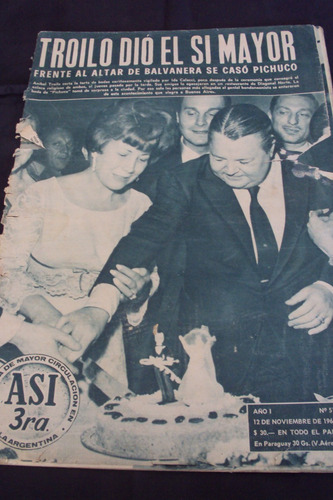 Revista Asi # 636 (26/3/1968) La Boda De Accavallo