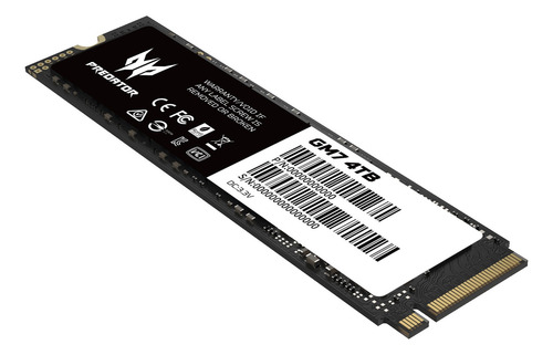 Disco Sólido Ssd Interno Acer Predator Bl.9bwwr.120 4tb Negr