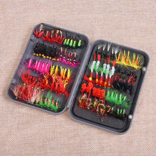 Kit De Mosca Para Pesca Com Mosca, 20/100 Unidades De Iscas