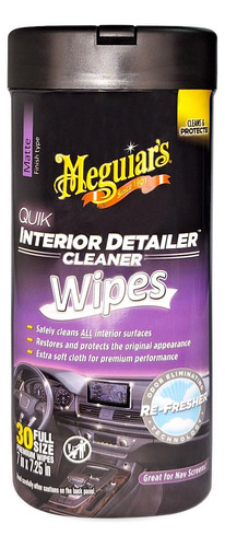 Toallas Humedas Quik Interior Detailer Wipes Meguiar's