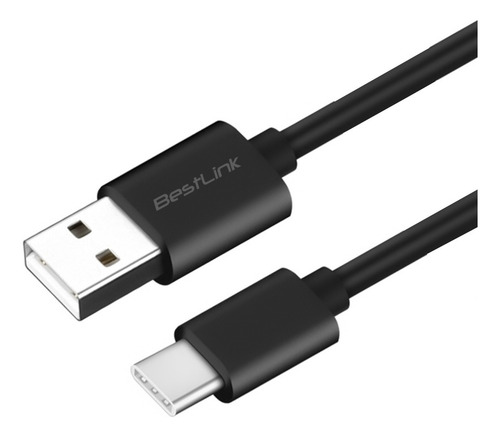 Cable Carga Rápida Datos 2,4 Amp Usb Tipo C 1 Metro Bestlink