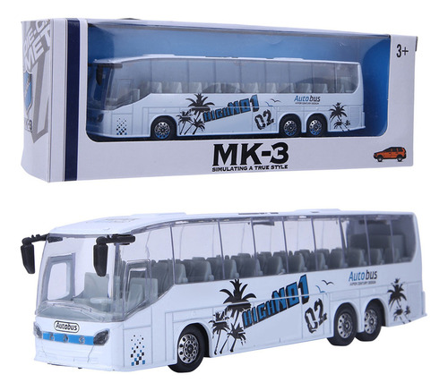 Modelo De Autobús De Tránsito De Simulación 1:50 Toy Alloy P