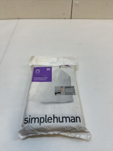 Simplehuman Code K, 35-45 Liter Custom Fit Liners  10 Pa Dda