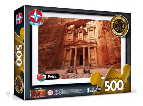 Puzzle Quebra Cabeça Petra 500 Peças Estrela - 1201602000163