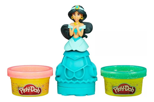 Play Doh Disney Princess Jazmin + 2 Masas Play Doh