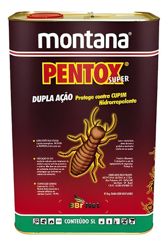 Pentox Super Incolor - 5 Litros - Montana