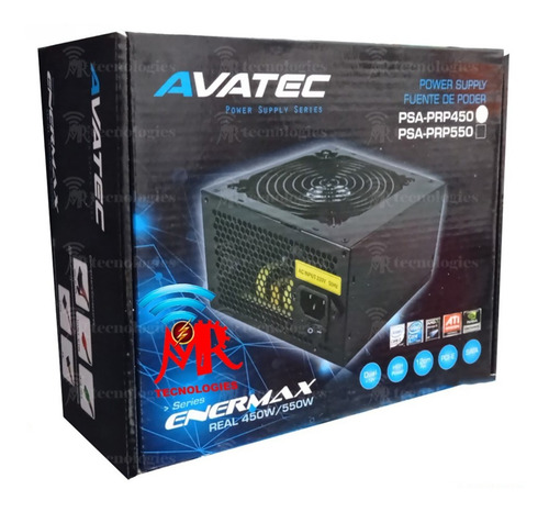 Fuente De Poder 450w Real Avatec Psa-prp450