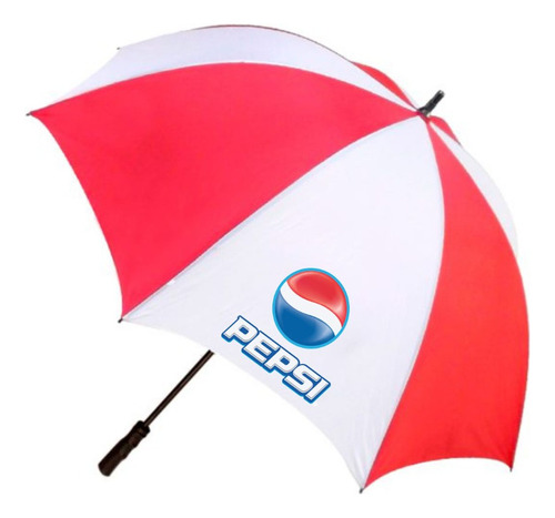 5 Paraguas Gigantes Reforzados Combinados Con Logo Estampado