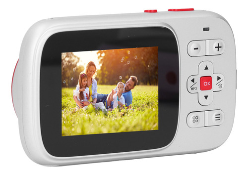 Câmera Selfie Prateada Digital 72mp 2.5k Com Tela Dupla 16x