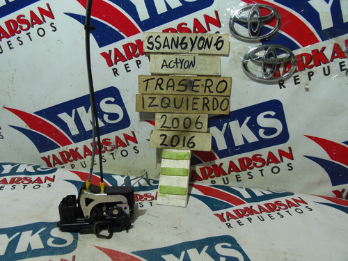 Chapa Con Cierre Trasera Izq. Ssangyong Actyon 06-16 (Usado)