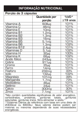 Multivitaminicos para Suplementos Max Titanium