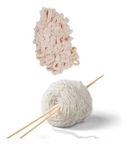 Cw Hilo De Bucle Hilo De Tejer Hilo Ligero For Crochet Caqui