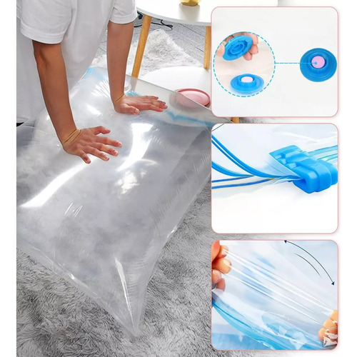 Bolsas Al Vacio Bolsas Para Comprimir Ropa Con Bomba 13 Pzas